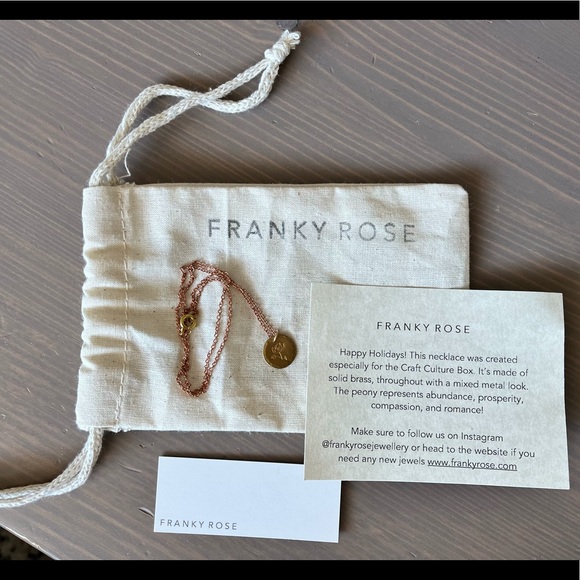 NEW Franky Rose Necklace 17” - Picture 1 of 3